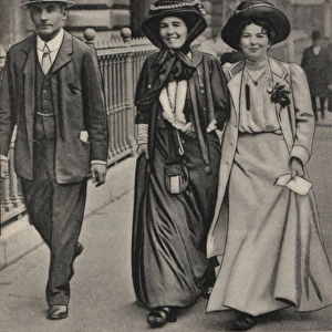 Suffragette Mr & Mrs. Pethick-Lawrence 1908