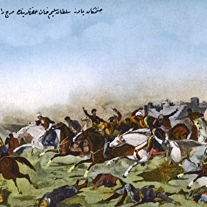 Sultan Selim the Grim at The Battle of Marj Dabiq