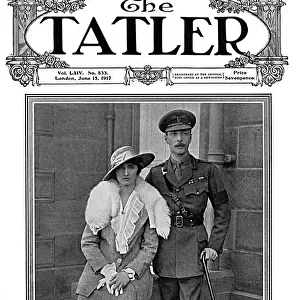 Tatler cover - Denison Battenberg engagement, WW1