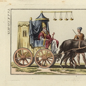 Three-horse chariot of the Byzantine Emperor
