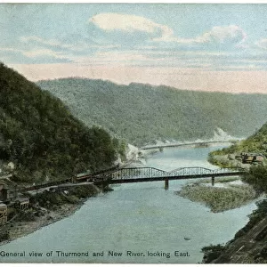 Thurmond and New River, West Virginia, USA