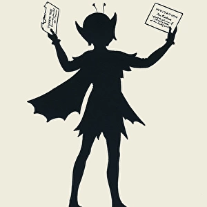 Tickety Tock - Silhouette illustration