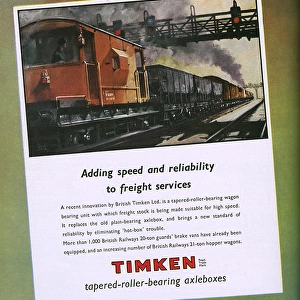 Timken tapered roller bearing axleboxes - train