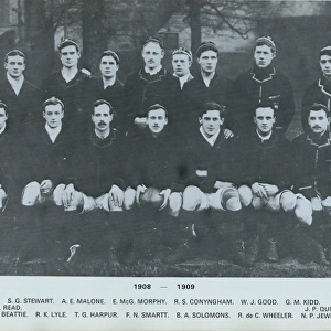 Trinity College Rugby Team, Dublin, Ireland