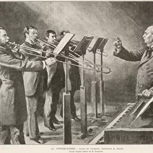 A trombone lesson at the Conservatoire