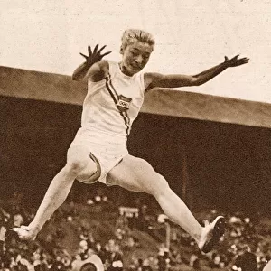 V. O. Gyarmati, long jump, 1948 London Olympics