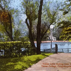 Vassar Lake, Vassar College, Poughkeepsie, NY State, USA
