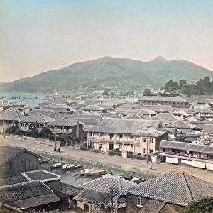 View of Nagasaki, Japan, circa 1880s