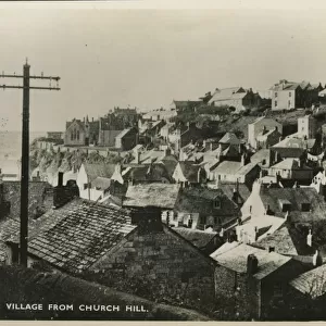 The Village, Port Isaac, Wadebridge, Cornwall, England. Date: 1950s