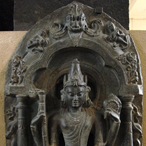 Vishnu. Sculpture. 11th century. Benniputti Thana, Bihar, In