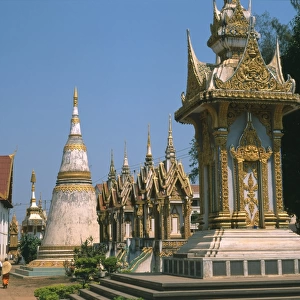 Wat Luang temple, Pakse, Laos
