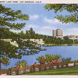 West Lake Park, Los Angeles, California, USA