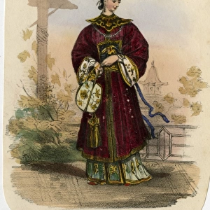 Woman in Chinese costume