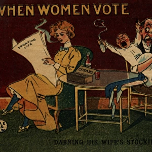 When Women Vote Men Sewing