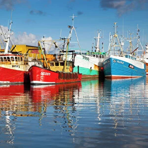 Fishing boats - Newlyn Harbour - Cornwall - UK