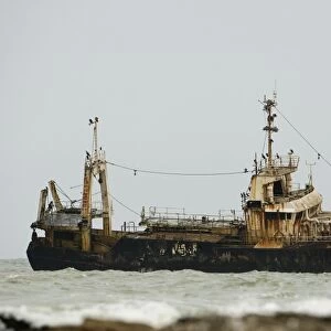 The Kolmanskop ship wreck - Atlantic Coast - Namibia - Africa