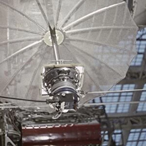 Antenna of Molniya-1 satellite on test