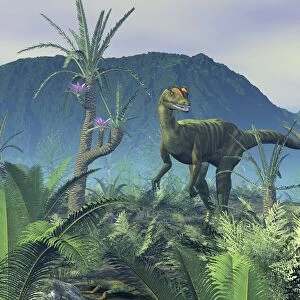 Dilophosaurus, artwork