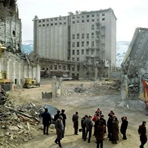 Earthquake damage in Armenia 1989