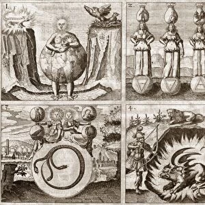 Emblems from Mylius Philosophia reformat