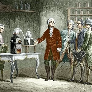 Lavoisiers experiment on air, 1776