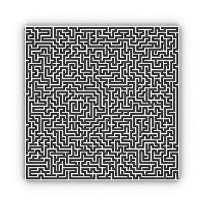 Maze, computer artwork