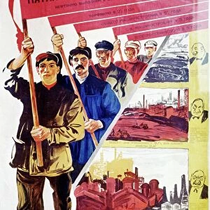 Russian agitprop poster of 1930