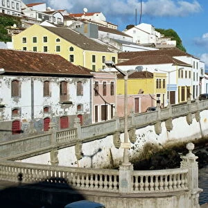 Bay promenade, Angra do Heroismo, Terceira, Azores, Portugal, Atlantic, Europe