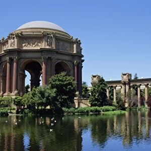 Exterior of the Palace of Fine Arts