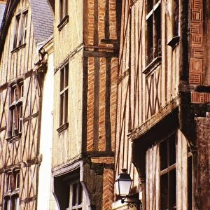 Half-timbered houses, Old Town, Tours, Loire Valley, France, Europe