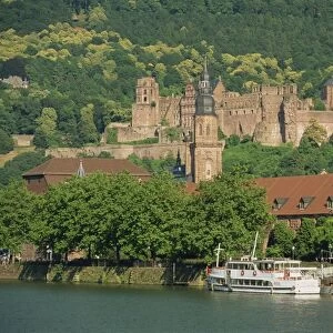 Heidelberg castle and Neckar River
