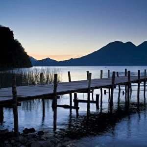 Lake Atitlan, Western Highlands, Guatemala, Central America