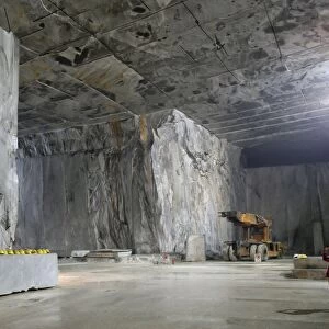 Marble Cave of Fantiscritti, Carrara, Tuscany, Italy, Europe