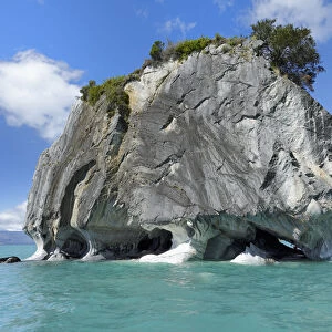 Marble Caves Sanctuary, Marble Cathedral on General Carrera Lake, Puerto Rio Tranquilo