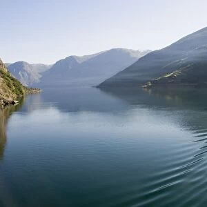Morning stillness, Fjordland, Norway, Scandinavia, Europe