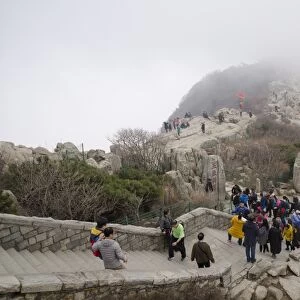Mount Taishan, UNESCO World Heritage Site, Taian, Shandong province, China, Asia