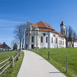 The Pilgrimage Church of Wies, UNESCO World Heritage Site, Steingaden, Bavaria, Germany