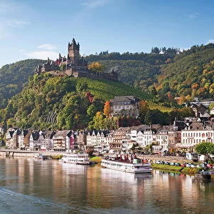 Reichsburg Castel, Cochem, Moselle river, Rhineland-Palatinate, Germany, Europe