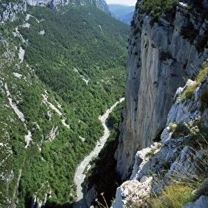 River Verdon in the Grand Canyon of the Verdon, Alpes-de-Haute-Provence