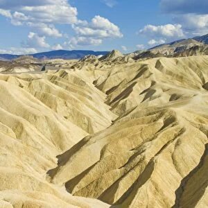Siltstone eroded formations of Zabriske Point, Furnace Creek, Death Valley National Park