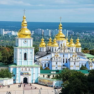St. Michaels gold-domed cathedral, Kiev (Kyiv), Ukraine, Europe