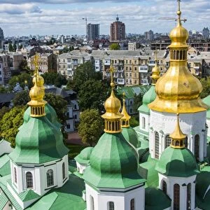 St. Sophias Cathedral, UNESCO World Heritage Site, Kiev (Kyiv), Ukraine, Europe