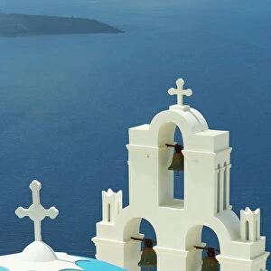 Thira village, Santorini, Cyclades, Greek Islands, Greece, Europe