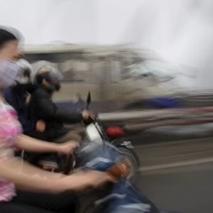 Traffic speeds through Hanoi
