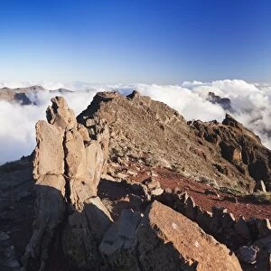 View from Roque de los Muchachos into Caldera de Taburiente, Parque Nacional de la