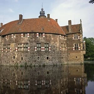 Vischering water castle, Ludinghausen, southwest of Munster, Nord Rhein-Westfalen