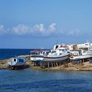 Windmill, Hora, Chora, Koufonissia, Cyclades, Aegean, Greek Islands, Greece, Europe