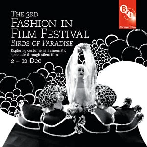 Poster for 3rd Fashion in Film Festival (Birds of Paradise) at BFI Southbank (2 - 12 Dec 2010)