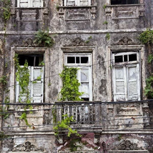 Dilapidated building, Pelourinho, Salvador, Bahia, Brazil
