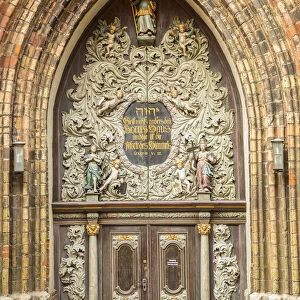Doorway of St. Nicholas Church, Stralsund, Baltic Coast